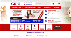 Desktop Screenshot of acra.cz